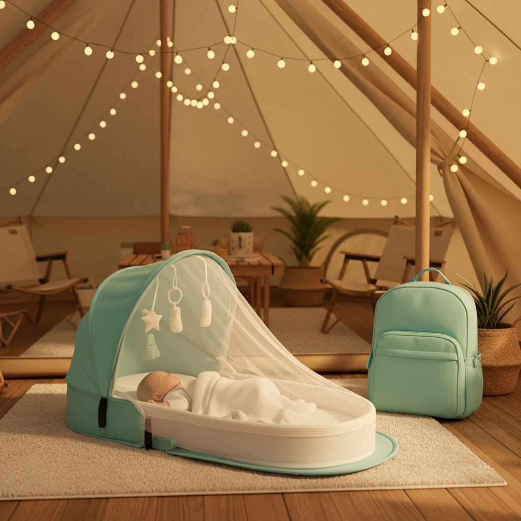 Lit pour bebe de voyage | Vert