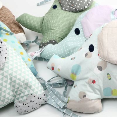 Tour de lit bébé fille | Coton Éléphant - Zoombébé