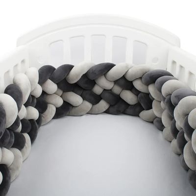 Tresse de lit bebe| Gris Noir™ - Zoombébé