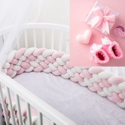 Tresse - de - lit - bebe| Rose Blanc™ - Zoombébé