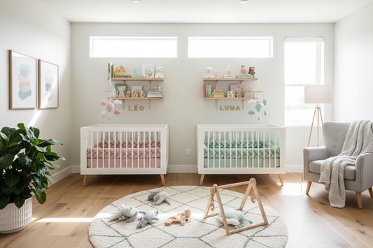 Comment aménager une chambre mixte pour jumeaux