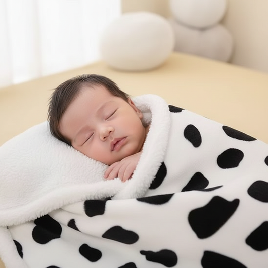 Bébé avec couverture 1