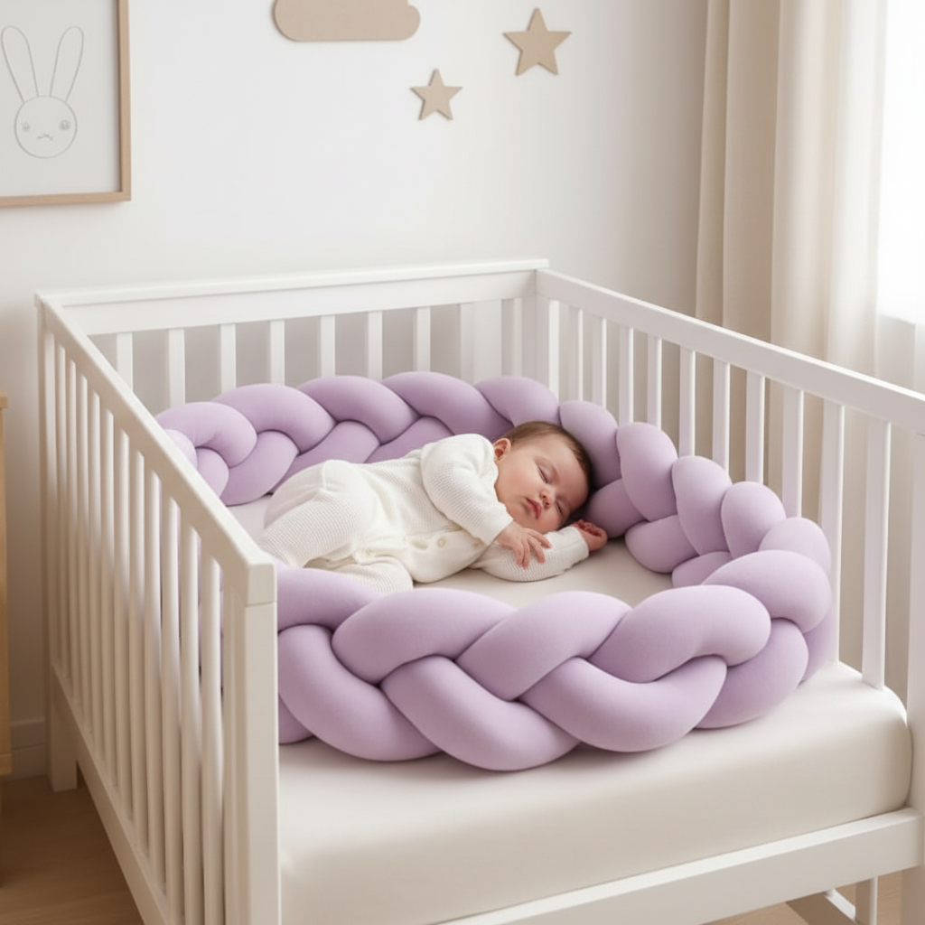 Tour de lit bébé fille | Parme
