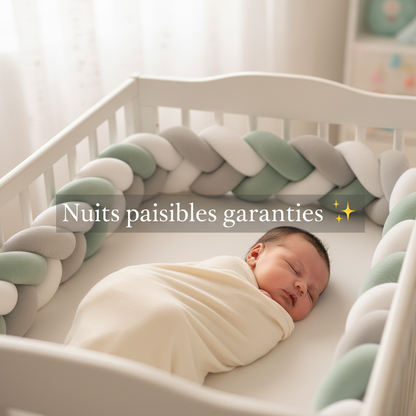 bebe endormi tresse de lit