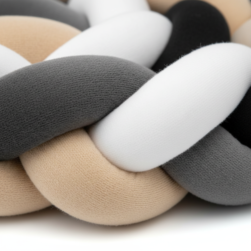 Tour de lit bébé tressé | CozyProtect