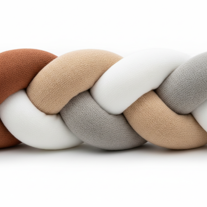 Détail texture tresse terracota