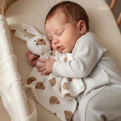 Doudou lapin petit ours