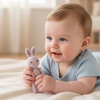 Doudou lapin 