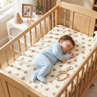 Drap housse lit bébé lit à barreau
