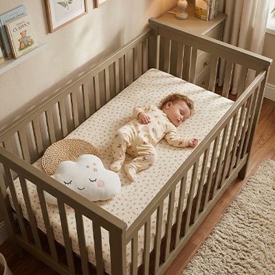 enfant dort drap housse lit bébé 