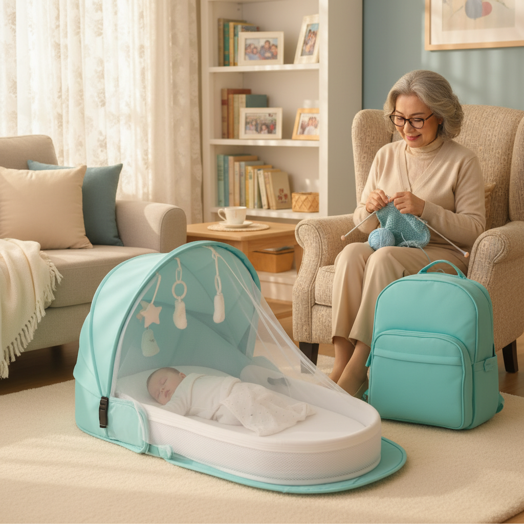 Lit pour bebe de voyage | Vert