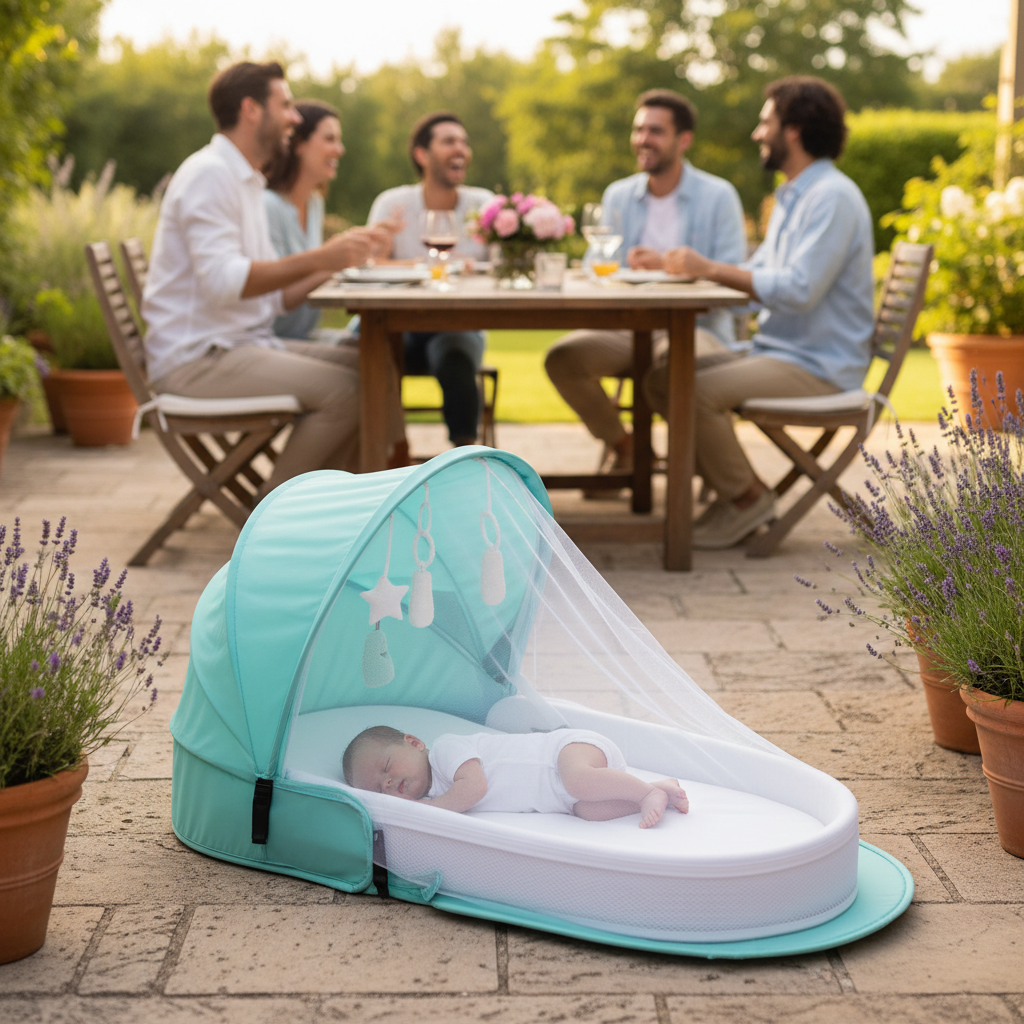 Lit pour bebe de voyage | Vert