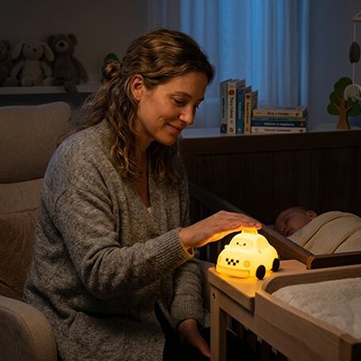 maman allume Veilleuse bebe 