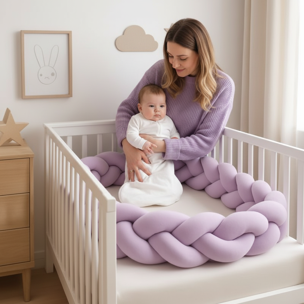 Tour de lit bébé fille | Parme