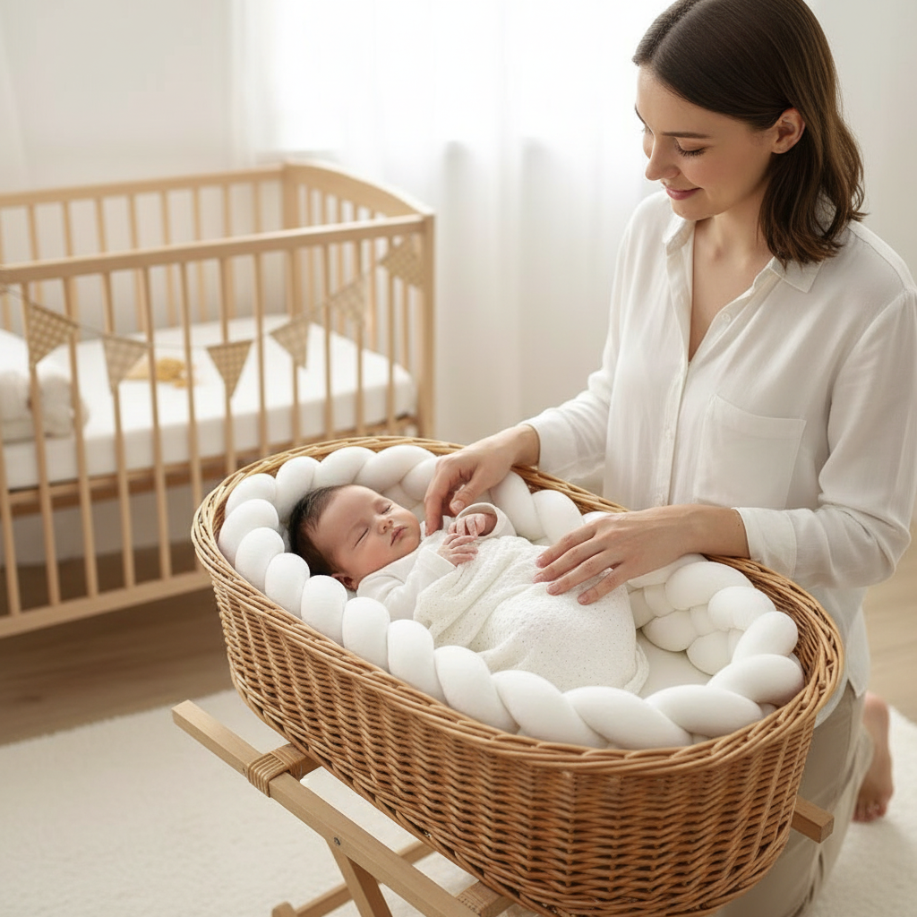 Maman dépose bébé