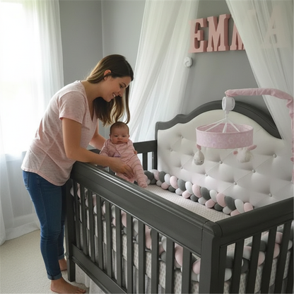 Maman dépose bébé