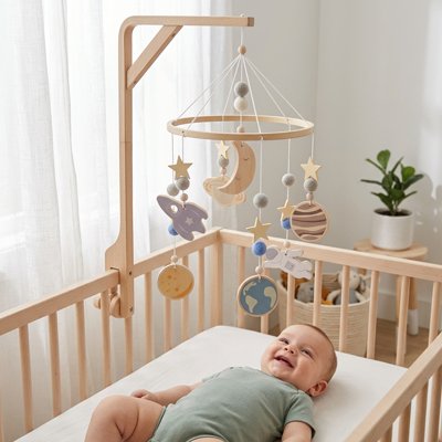 Mobile bebe astronaute