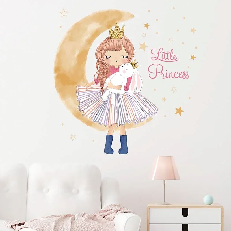 PrincesseSticker™ - Lune Beige - Ma boutique