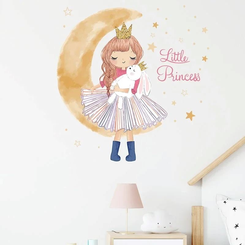 PrincesseSticker™ - Lune Beige - Ma boutique