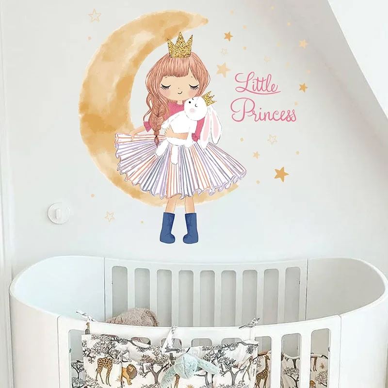 PrincesseSticker™ - Lune Beige - Ma boutique