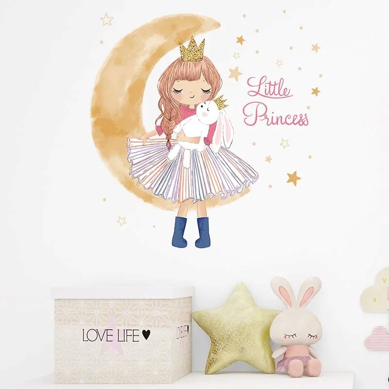 PrincesseSticker™ - Lune Beige - Ma boutique