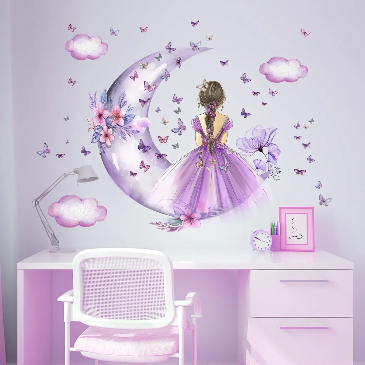 PrincesseSticker™ - Lune Mauve - Zoombébé