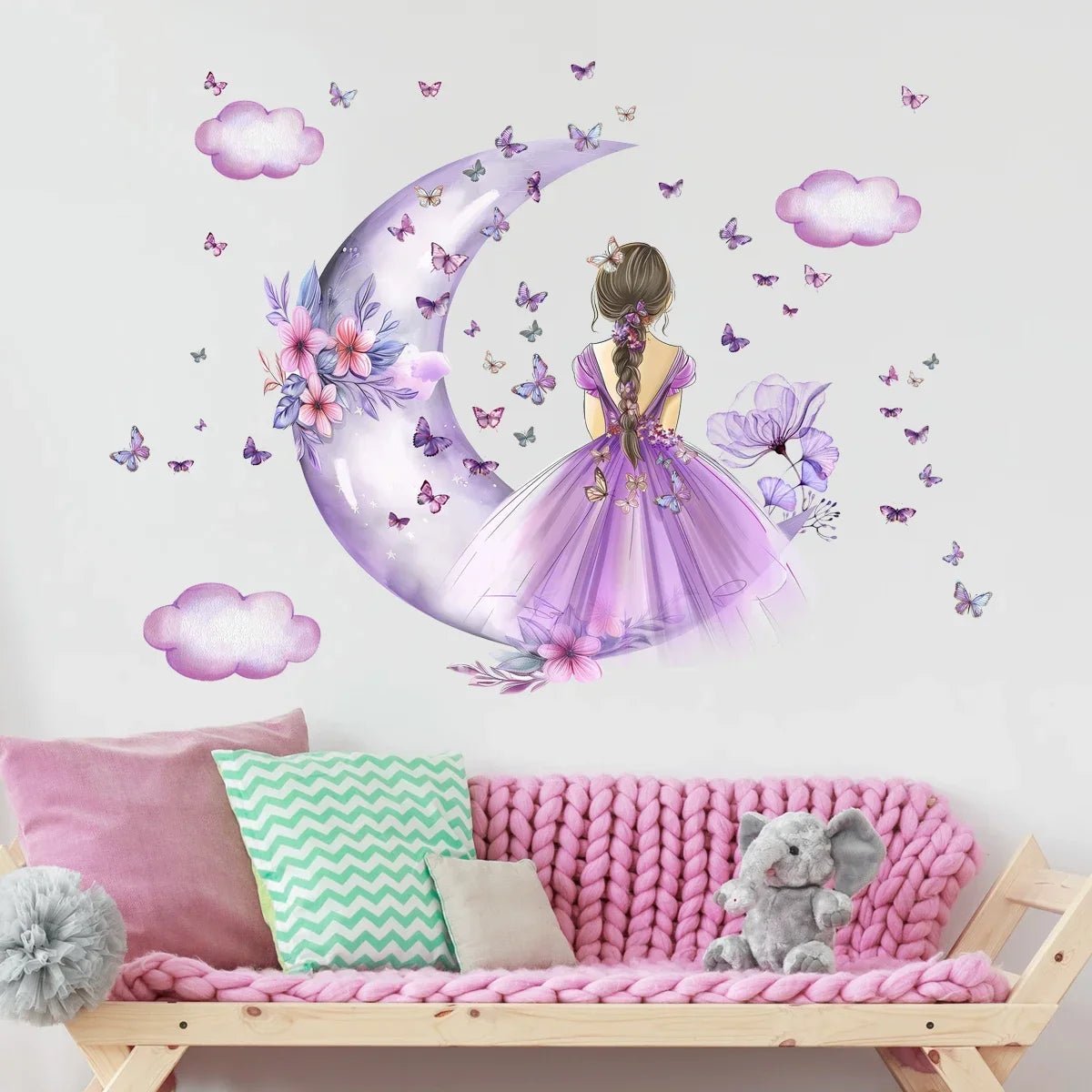 PrincesseSticker™ - Lune Mauve - Zoombébé