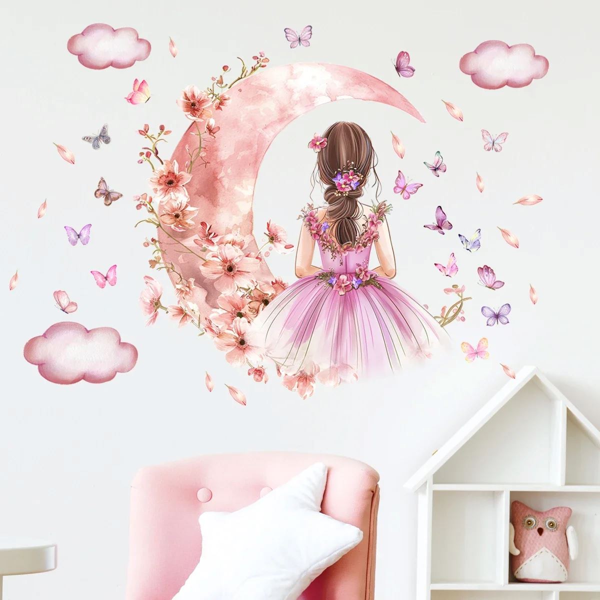 PrincesseSticker™ - Lune Rose - Ma boutique