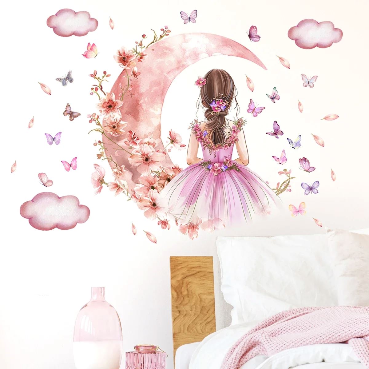 PrincesseSticker™ - Lune Rose - Ma boutique