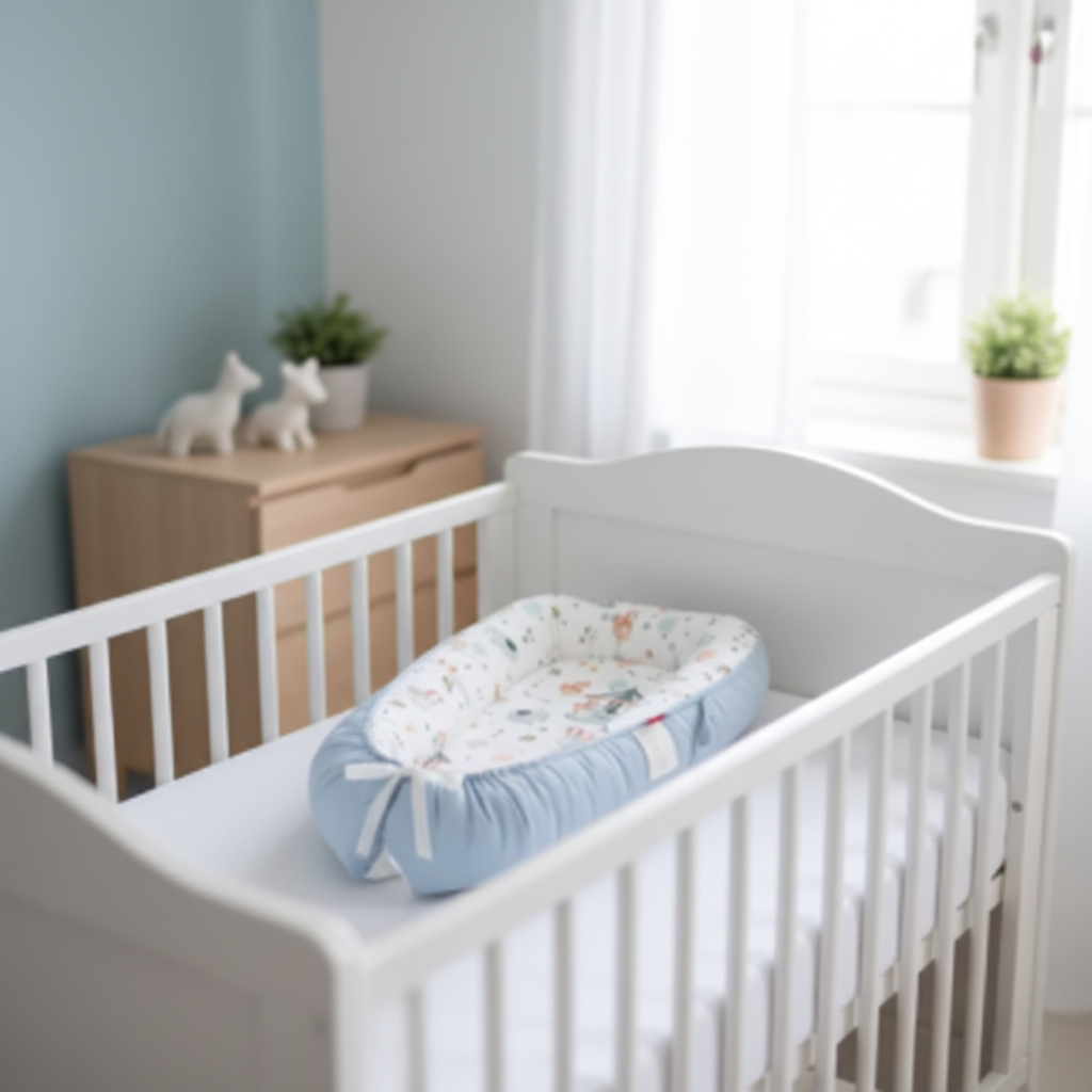 Reducteur de lit bebe cirque nurserie scandinave