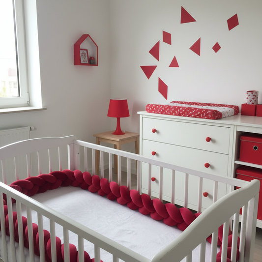 Tresse de lit 3m | Rouge