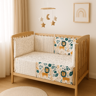 Tour de lit bébé | Jungle Coton - Zoombébé