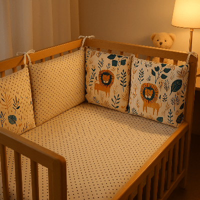 Tour de lit bébé | Jungle Coton - Zoombébé