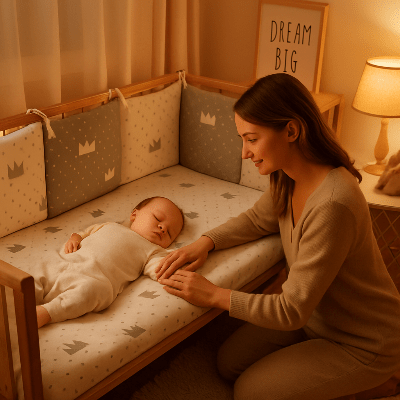 Tour de lit bébé | Modulable 6 coussins - Zoombébé