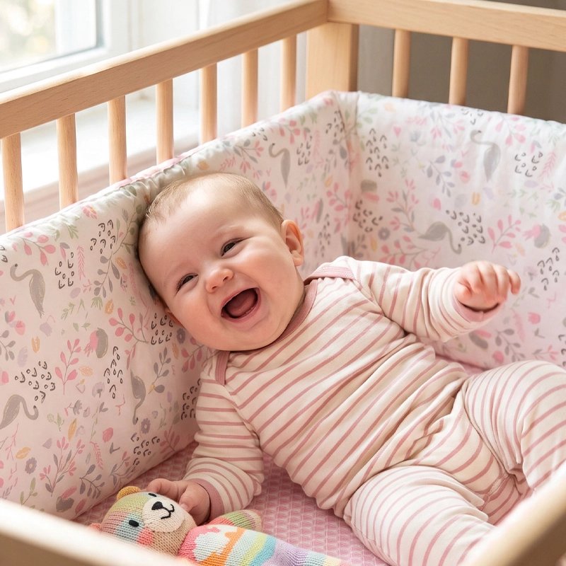 Tour de lit bebe rigole dans lit