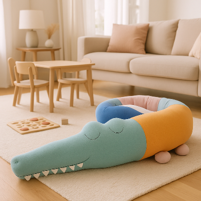tour de lit bebe sur sol salon