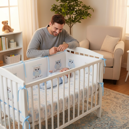 Tour de lit Cocon Doux hibou - papa
