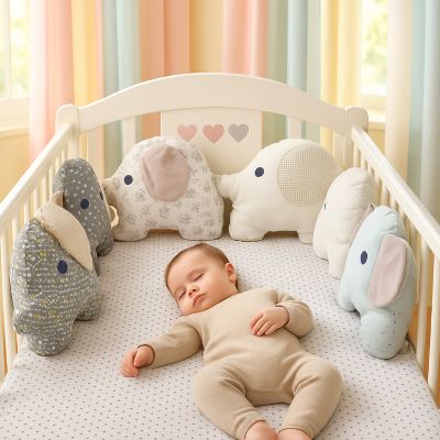 Tour de lit | Elephants 6 pièces coton - Zoombébé