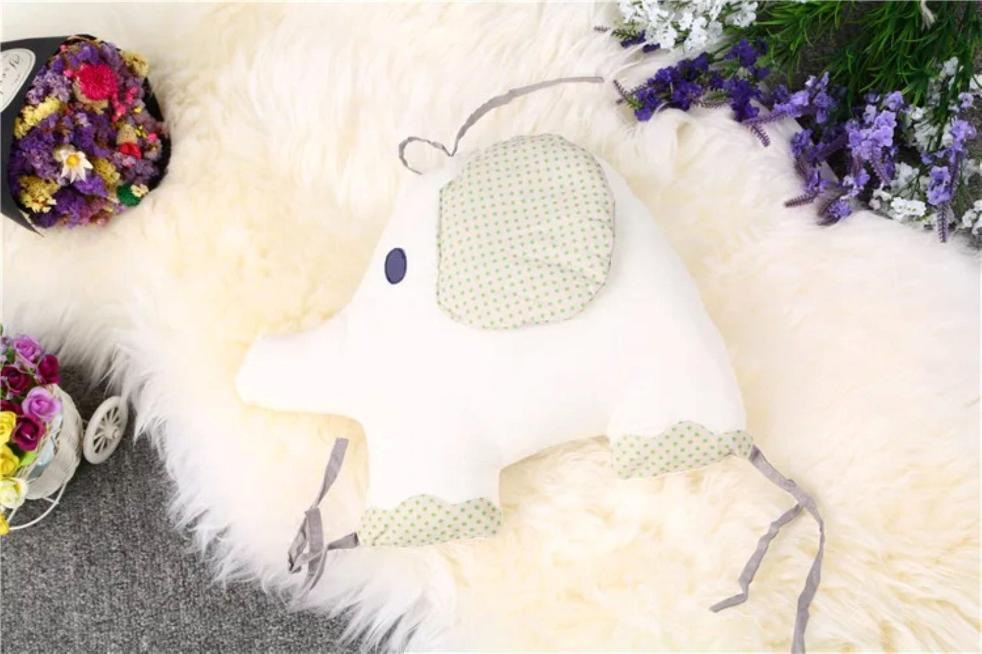 Tour de lit | Elephants 6 pièces coton - Zoombébé