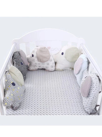 Tour de lit | Elephants 6 pièces coton - Zoombébé
