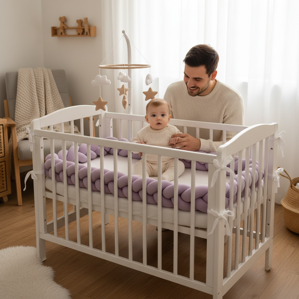 Tour de lit bébé fille | Parme