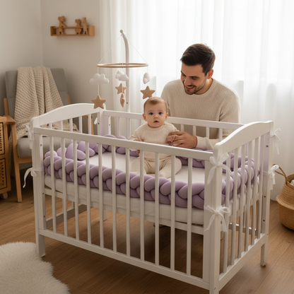 Tour de lit bébé fille | Parme