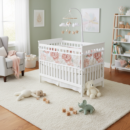tour de lit pivoine chambre complete
