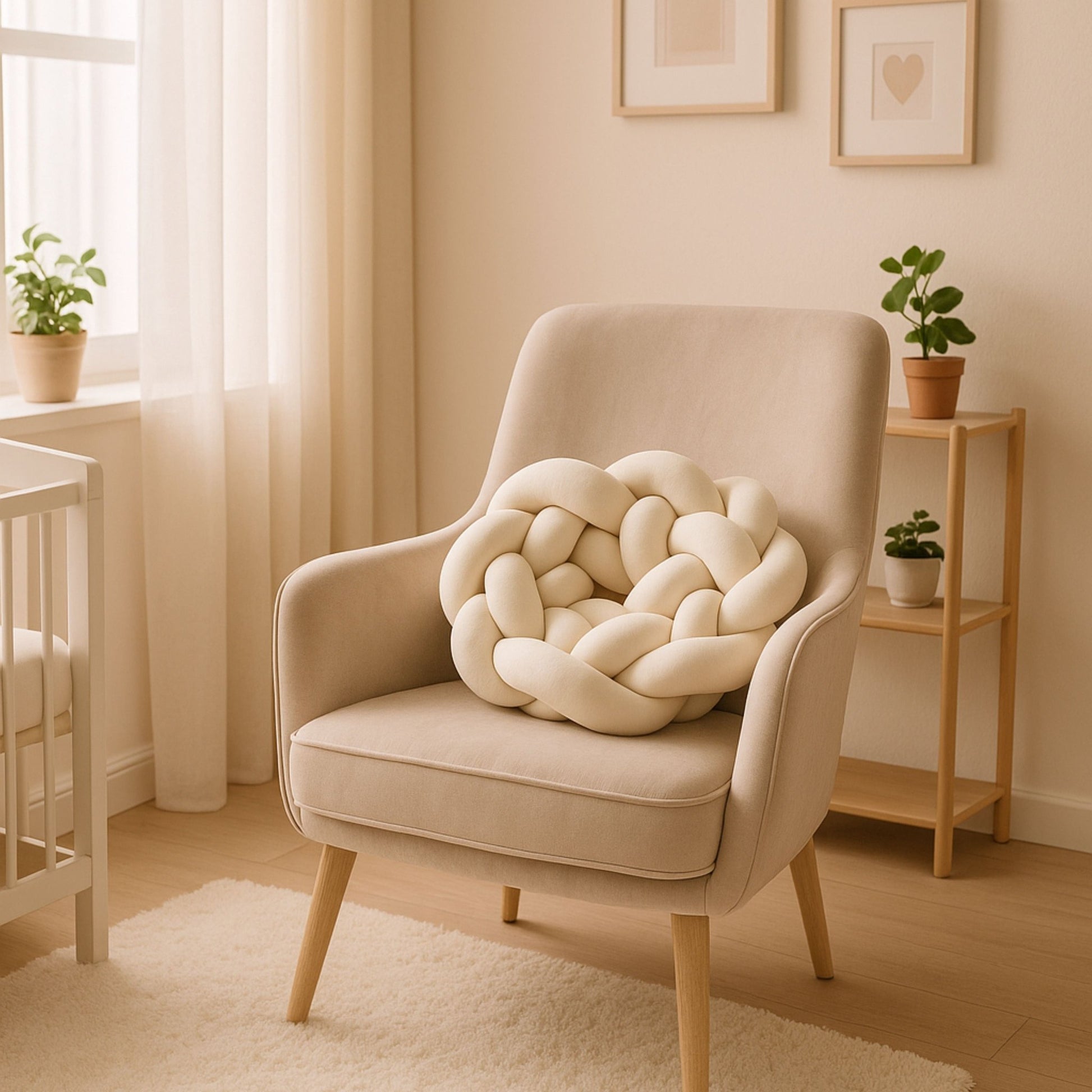 Tour de lit tresse - ECRU - Zoombébé