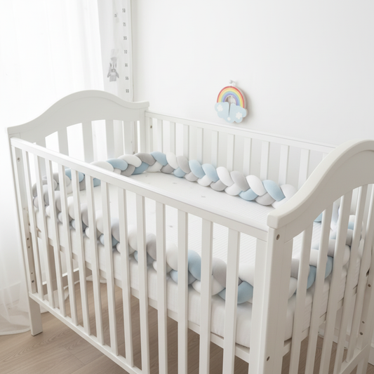 Tresse de lit bébé 4m vue générale sur lit bébé