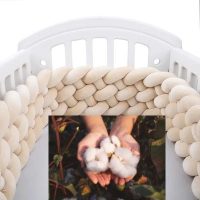 Tresse de lit bebe| Beige Blanc™ - Zoombébé