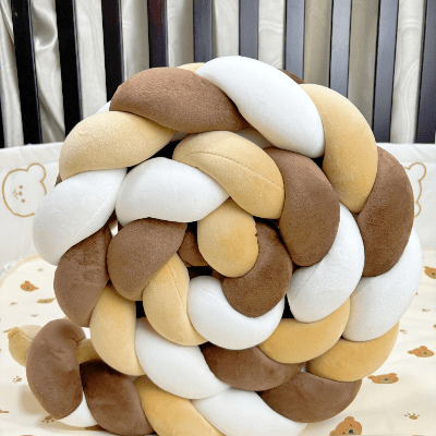 Tresse de lit| Marron Beige Blanc - Zoombébé
