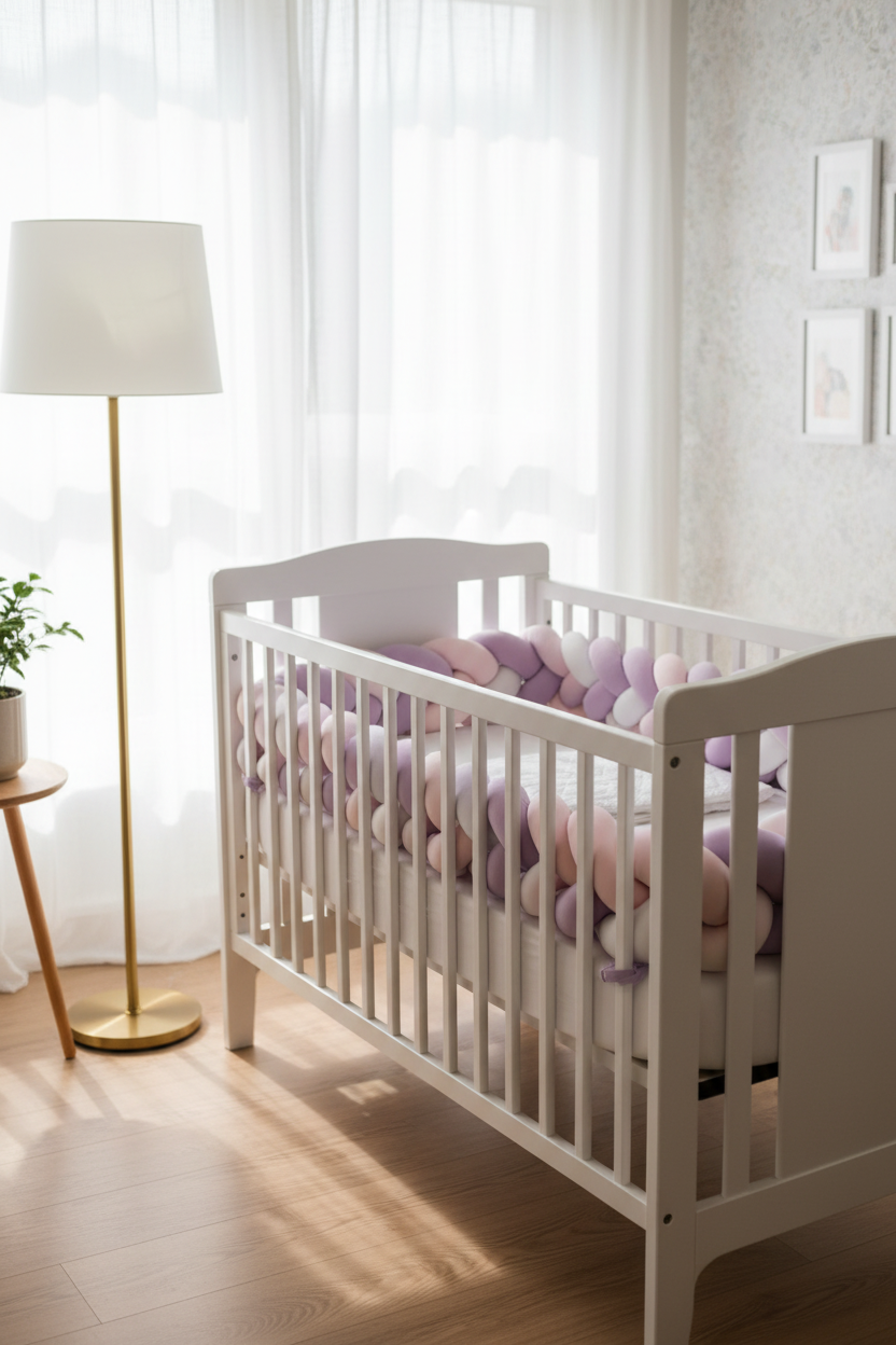 Tresse de lit Parme angle de côté