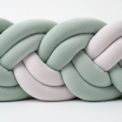 Tresse green - détail coton