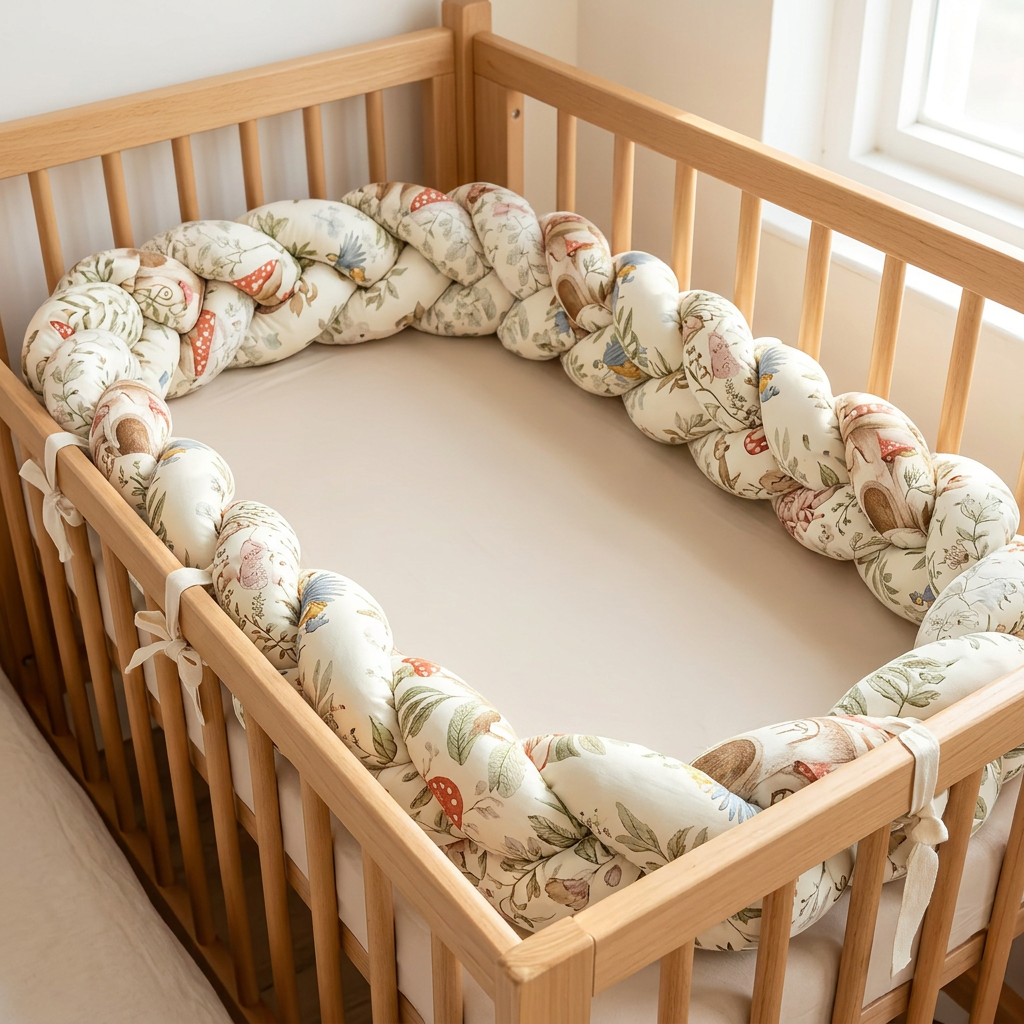 Tresse à motifs dans une chambre lumineuse